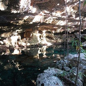 Backstage of the Caribbean Tank