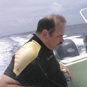 swallowing sea water = a long ride back
