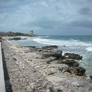 East side, looking north