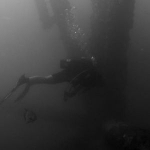 Vanessar using her reef hook