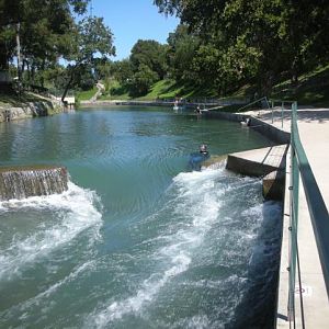 making sure there's no trash in the toob chute