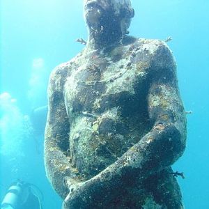 Pic 15 - Man on Fire statue