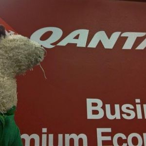 Australia 2010 Wet flys Qantas to Brisbane