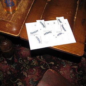 Sushi Boy's CHUMO Card when he ran out of paper markers.