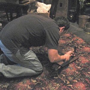 Sushi Boy on his knees for CHUM