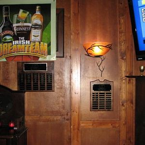 CHUM Plaques in the Oak Room at Stag's Head Pub.