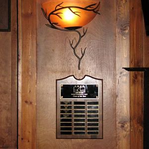 CHUM Richard "PacketSniffer" Mork Diver of the Year Plaque