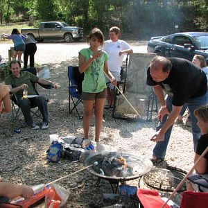 Sunday morning campfire