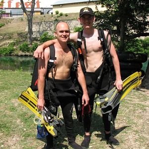 Father/Son dive team - Buddy & Josh