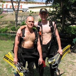 Father/Son dive team - Buddy & Josh