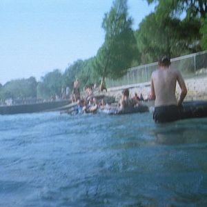 After the 1st tube chute