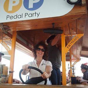 I'm driving the bar!