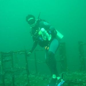 Wet diving the Oriskay
