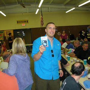 tufb98 takes home a door prize