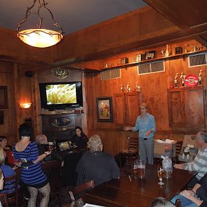 Buccaneer Barb telling us about the Dive Pirates