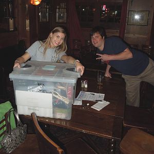 the VP is the lucky keeper of the Box O' CHUM
