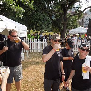 On to the beer garden!