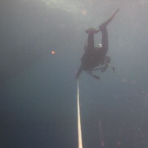 Headed down