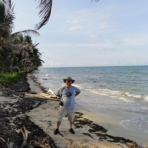 Empty beaches on the wind side of Little Corn Island