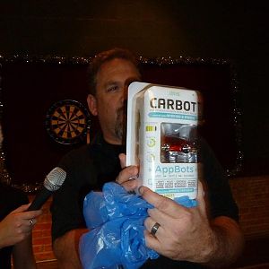 The Prez gets a pres