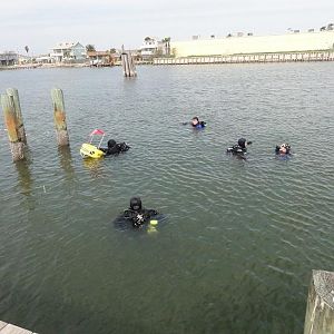 CHUM in the water