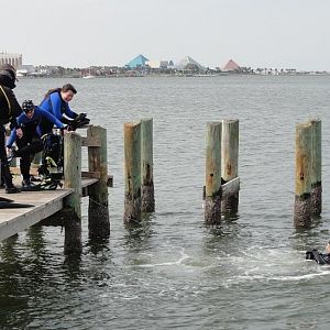 CHUM on the pier