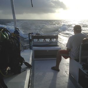heading out to dive