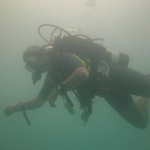 VanessaArrrr doing the ping pong race