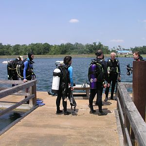 getting ready for dive #2