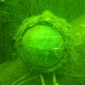 Headlight on the Fire Truck