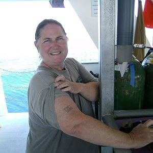 Ms KJenn Dives' tattoo