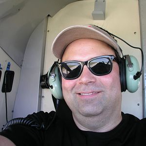 Sushi Boy in the co-pilot seat