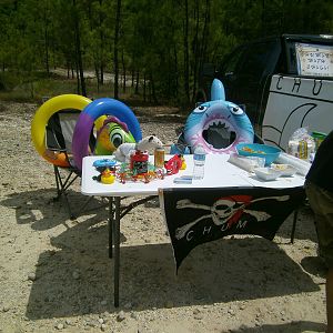 Tailgate with Nessie, Megalodon and of course Wet