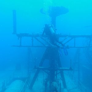 Superstructure on USS Vandenberg