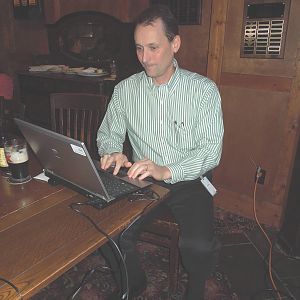 Hey, aren't you supposed to be speaking?