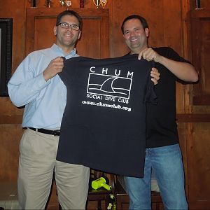 Sushi Boy thanking Dan, our Oct speaker