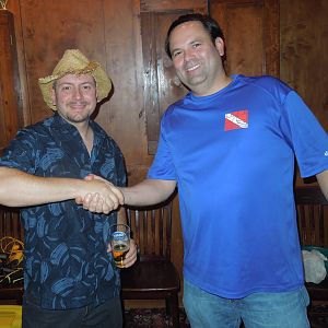 Sushi Boy thanking our Nov speaker