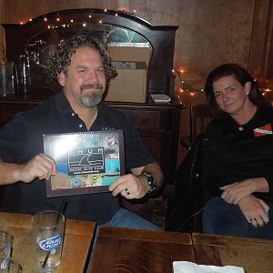 calendar creator and door prize winner