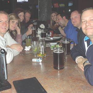 Outgoing officers' happy hour and steak night