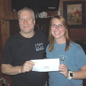 Kaitlyn won the door prize