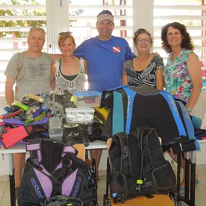 a big pile of booty for Jong Bonaire