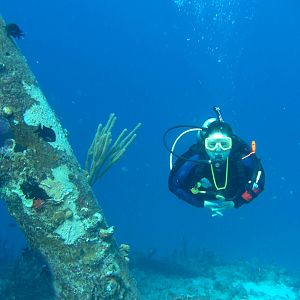 Ms KJenn Dives at Salt Pier