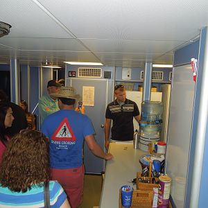 heading to the galley