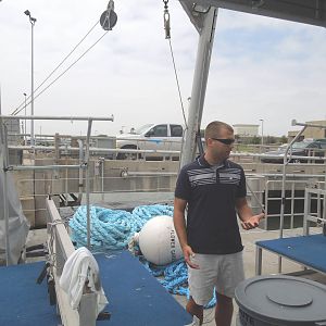 Jamie, NOAA Corps officer & our tour guide