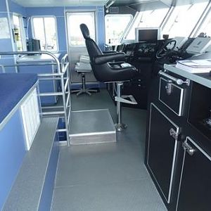 Spacious - love the bench seats for visitors