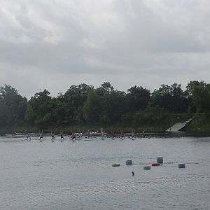 busy day at the lake