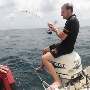 Fishing during surface interval