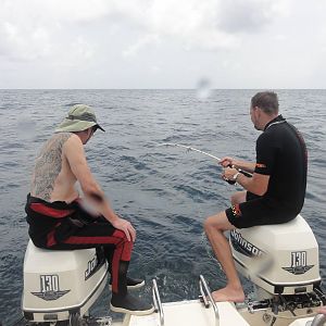 Fishing during surface interval