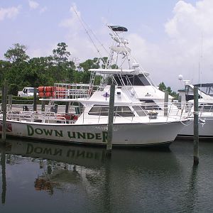 Down Under Diving's boat