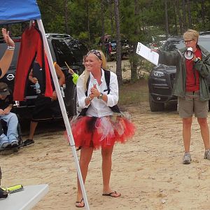 Buccanneer Barb doing announcements
